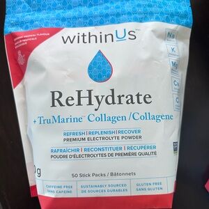 ReHydrate + TruMarine® Collagen TROPICAL - 50 Stick Packs